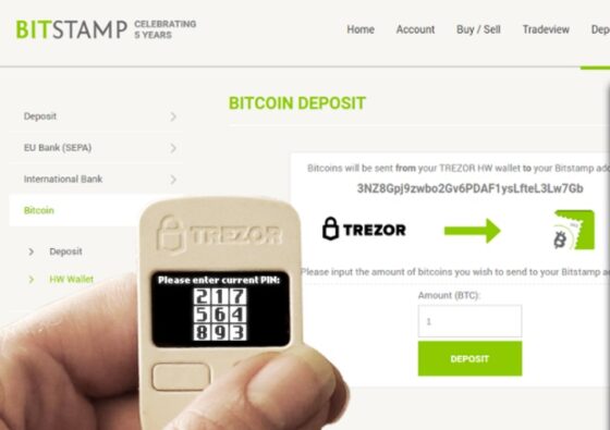 Trezor és a Bitstamp szövetsége – A Bitstamp az év végéig hetente kisorsol egy Trezort