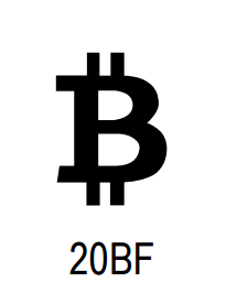 Bitcoin jel az Unicode táblázatban