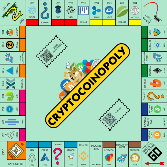 Cryptocoinopoly – Itt az új Gazdálkodj Okosan