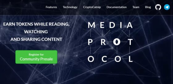 MEDIA Protocol ICO: tokenjutalom a figyelemért