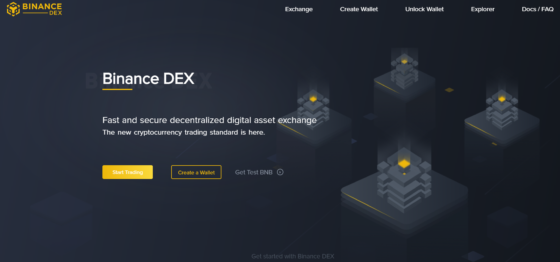 Már kipróbálható a Binance decentralizált tőzsdéje