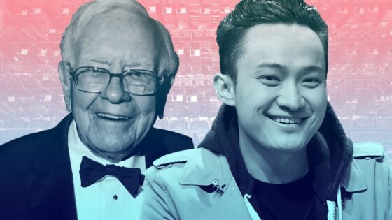 Hát megtörtént! Együtt ebédelt Justin Sun és Warren Buffett