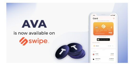 Mostantól a Swipe Visa kártya is támogatja a Travala AVA tokenjét