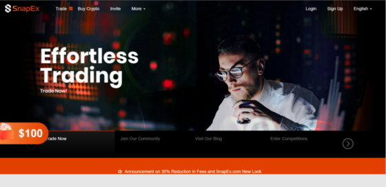 SnapEx, egy új nyomulós kriptokereskedési platform a láthatáron