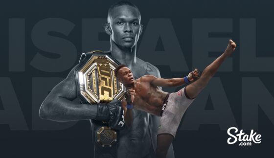 UFC bajnok Israel Adesanya szponzori szerződést írt alá a Stake.com oldallal