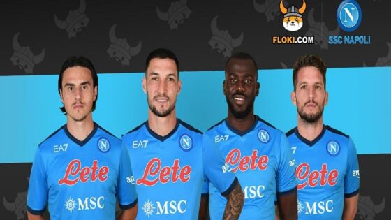 A Floki Inu az SSC Napoli focicsapattal lépett szövetségre