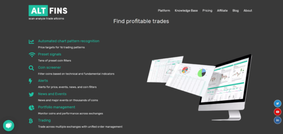 AltFINS – egy feltörekvő csillag a kriptoelemzések horizontján