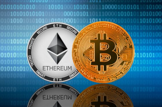 Az Ethereum/Bitcoin ráta történelmi csúcsok felé tart