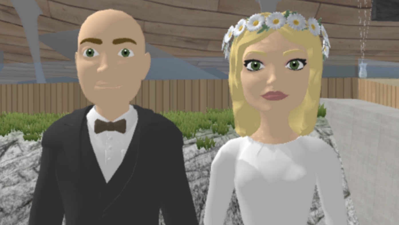 Megtartották az első virtuális esküvőt a metaverzumban, kiemelt kép
