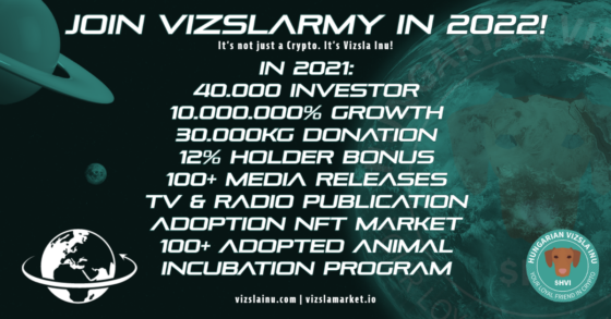 Magyarország kedvenc VizslaCoin-ja a Hungarian Vizsla Inu 2021-es éve