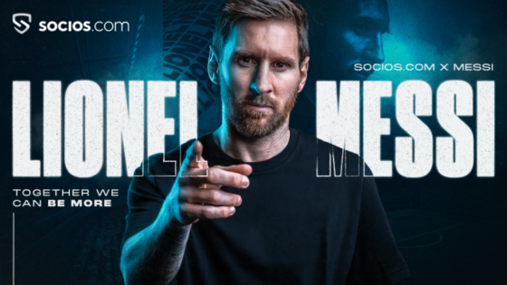 Lionel Messi többéves szerződést írt alá a Socios.com platformjával