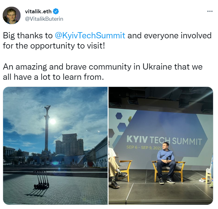 Kyiv Tech Summit, Buterin