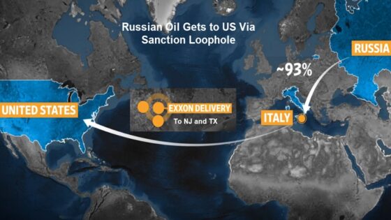Az orosz olaj szankciós kiskapun keresztül jut el Amerikába