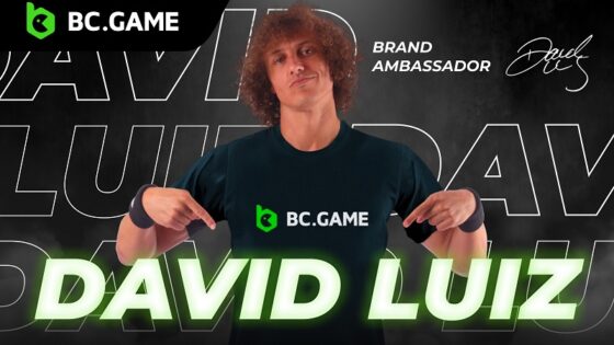 David Luiz brazil focista lett a BC.GAME új reklámarca