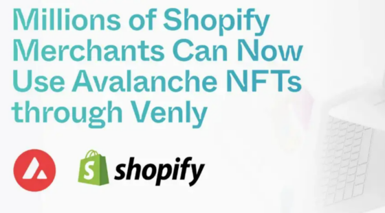 A Shopify kereskedők mostantól Avalanche NFT-ket értékesíthetnek