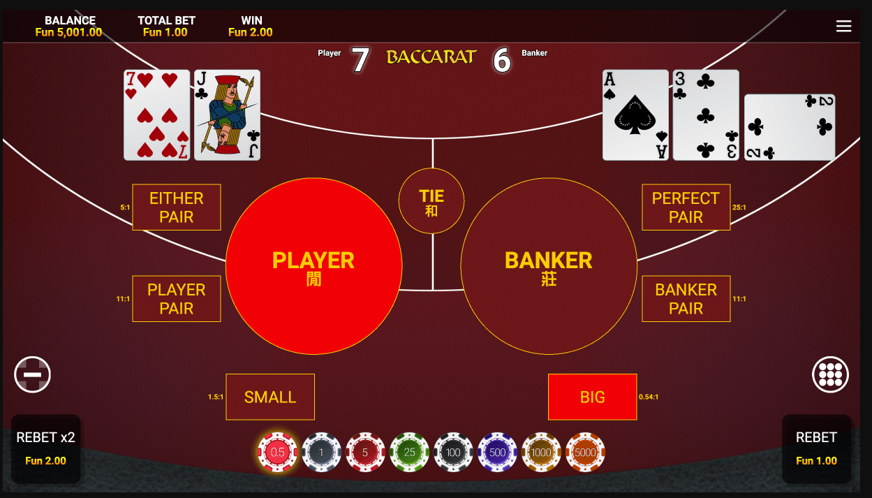 baccarat jatek a lucky blockon