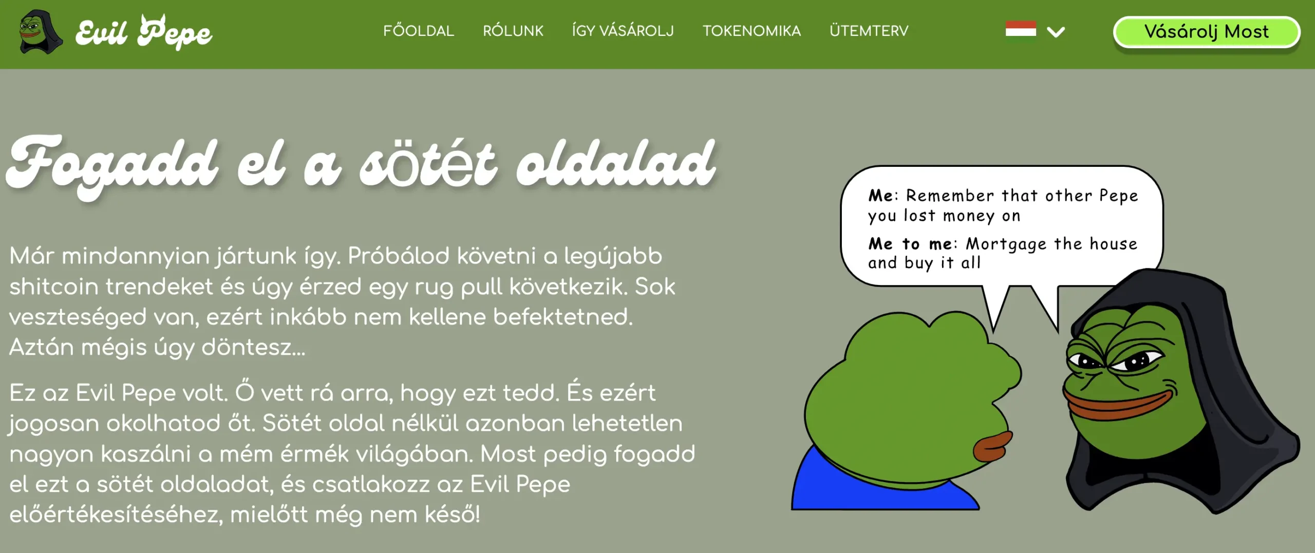 evilpepe sotet oldal