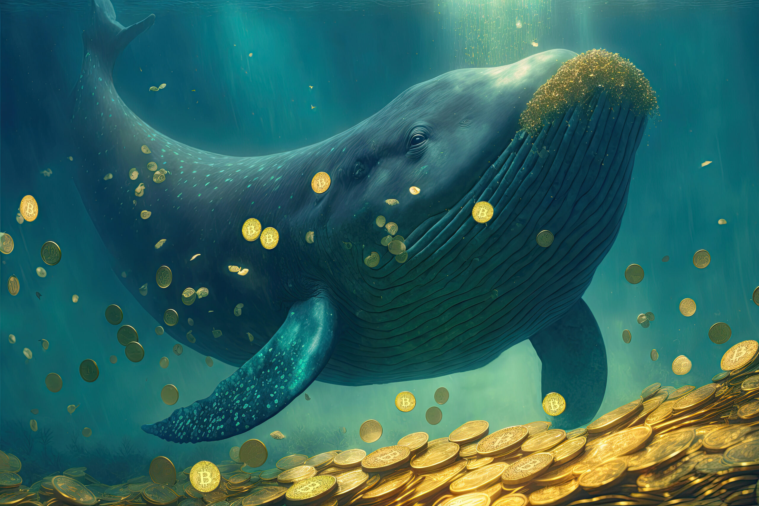 Egy bálna 78 millió dolláros profitot szerezhetett a Bitcoinok jól időzített eladásával, kiemelt kép