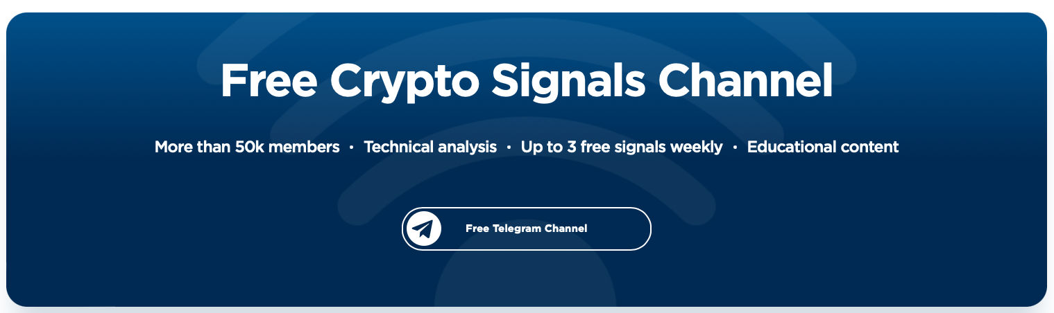 Crypto Signals VIP ingyenes szignálok