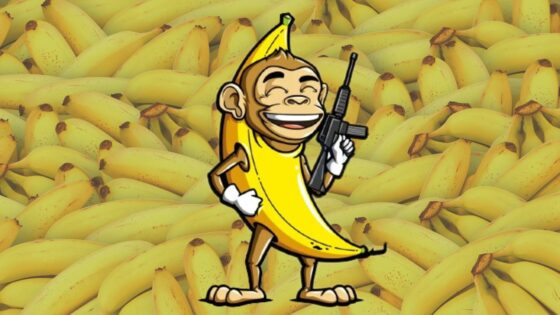 Egy hiba miatt összeomlott a Banana Gun tokenjének indulása