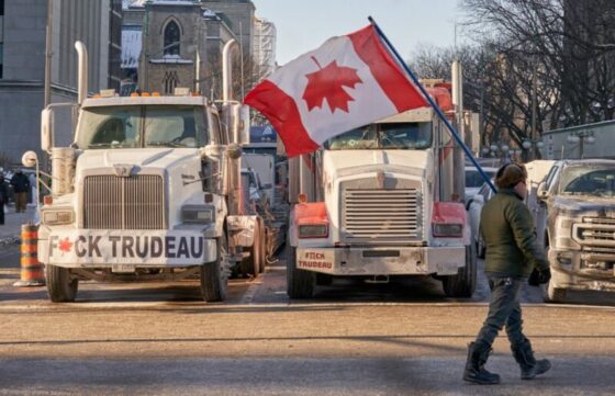 Elítélték a kanadai kormány kamionosok elleni fellépését