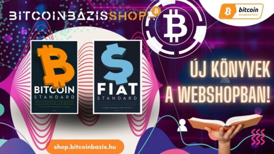 Új termékek a BitcoinBázis webshopban – Izgalmas könyvekkel bővült a kínálat