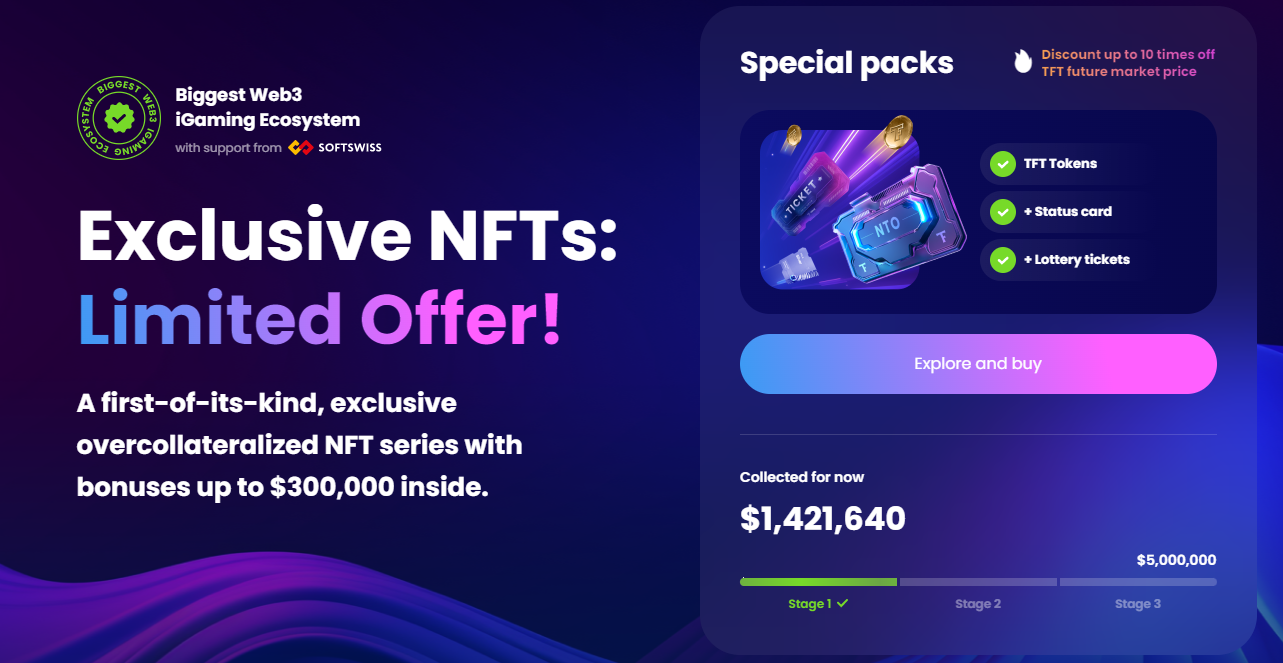 Exkluzív NFT-k érhetőek el a True NFT NTO-ban
