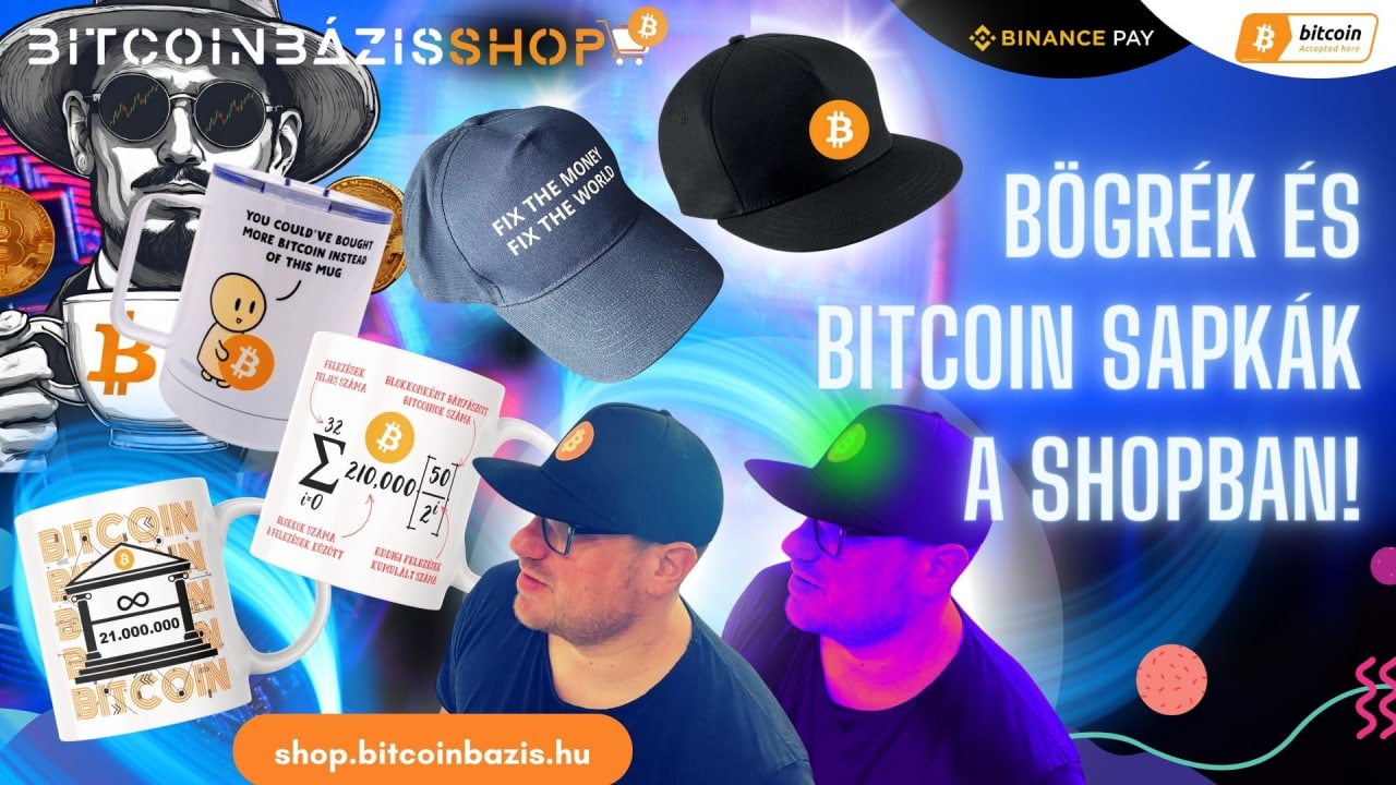 Új termékek a BitcoinBázis webshopban – bögrékkel és baseball sapkákkal bővült a kínálat, kiemelt kép