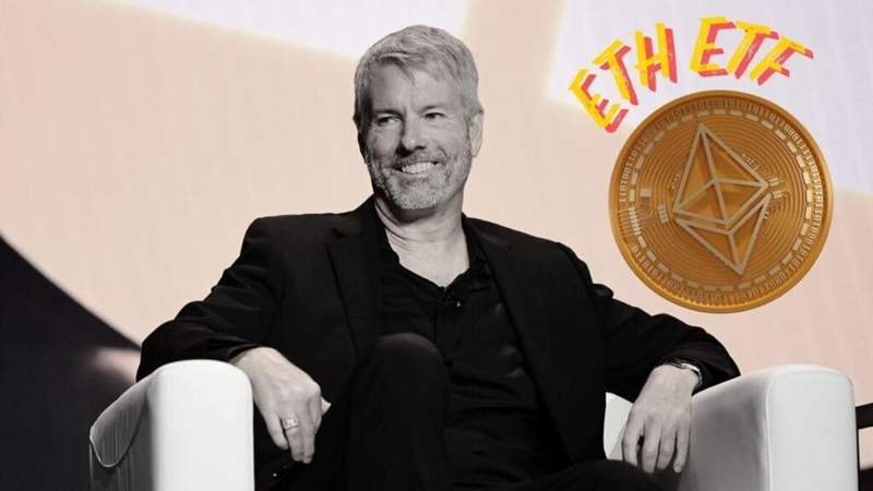 Michael Saylor is elmondta a véleményét az Ethereum ETF jóváhagyásáról, kiemelt kép