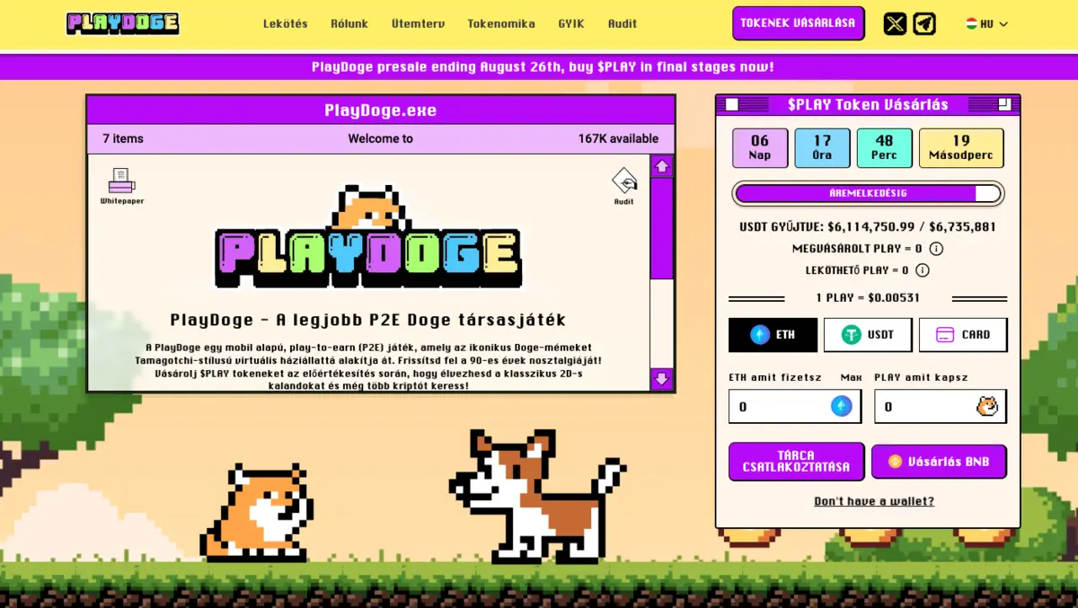 playdoge par nap maradt