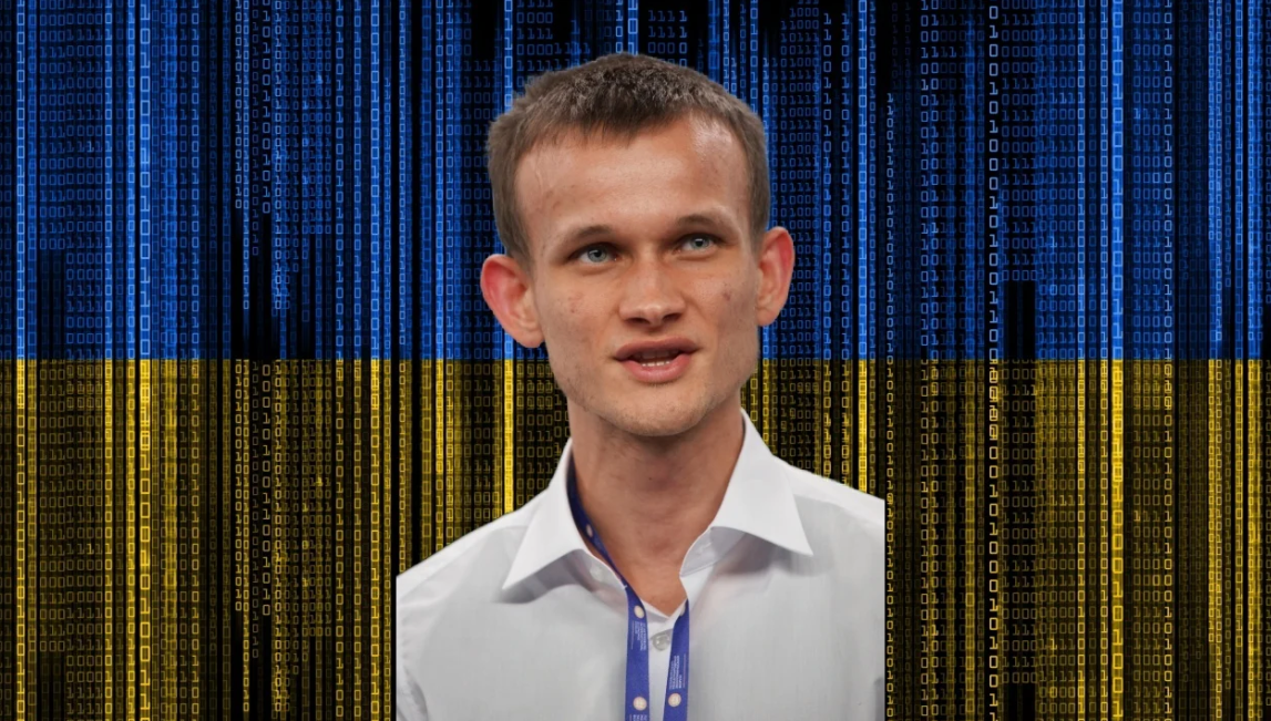 Vitalik Buterin 1 millió dollárnyi mémcoint adományozott Ukrajnának, kiemelt kép