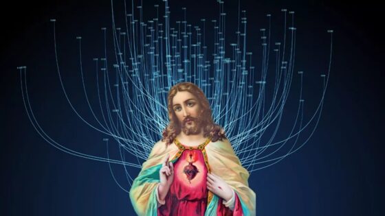 AI Jézus Krisztus: Egy svájci templomban hologram formájában jelent meg a megváltó