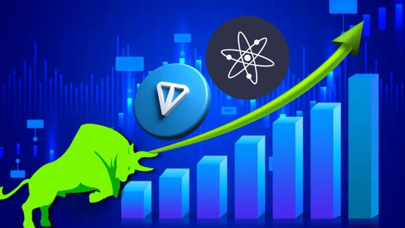 Késleltetett bikafutam? A TON és az ATOM potenciális emelkedést vizionál 2025 elejére, kiemelt kép