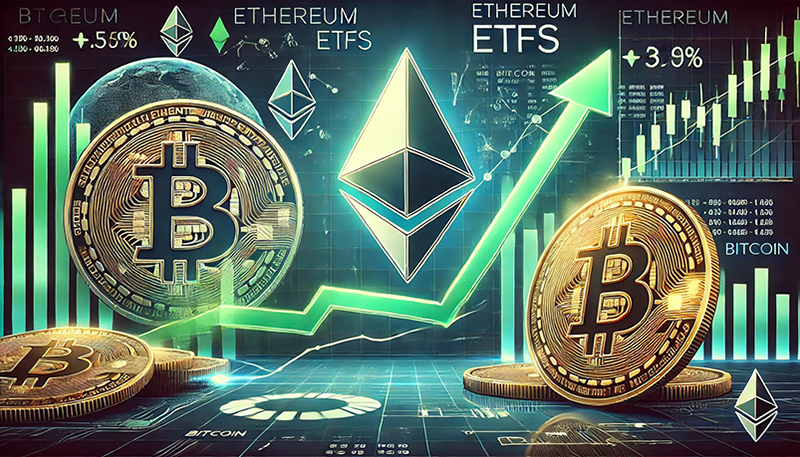 Az ethereum ETF-ek iránti kereslet megugrott, a bitcoin-befektetők visszavonulnak, kiemelt kép