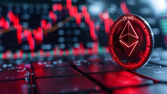 Zuhanórepülésbe kezdett az Ethereum árfolyama: Meddig folytatódik a hanyatlás?